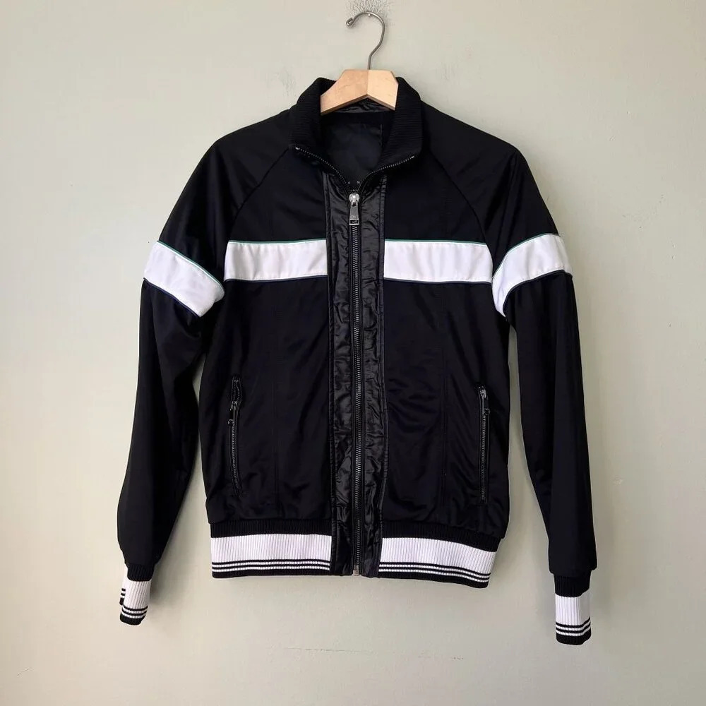 Zara Man Black & White‎ Track Jacket Mens Size M
